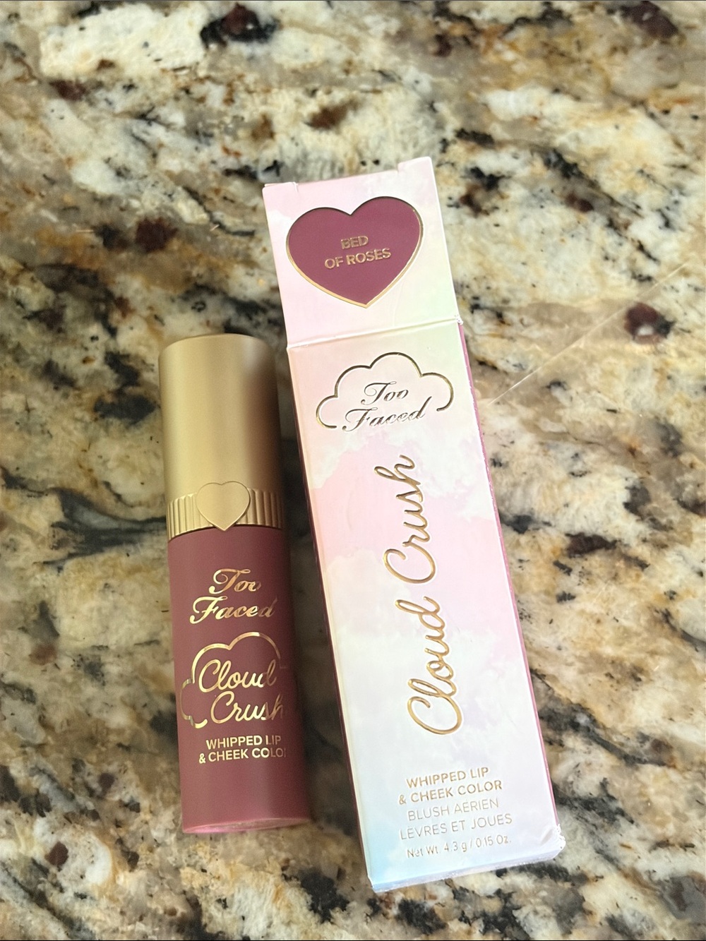 ⚡️❄️Too Faced Cloud Crush Whipped Lip & Cheek Colour Bed Of Roses - Picture 6 of 9